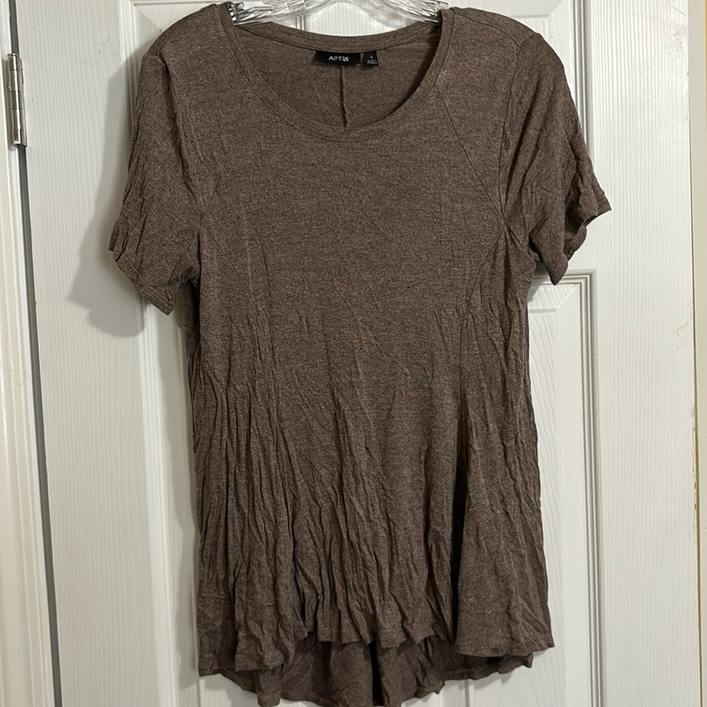 Copper Brown Apt 9 crew shirt